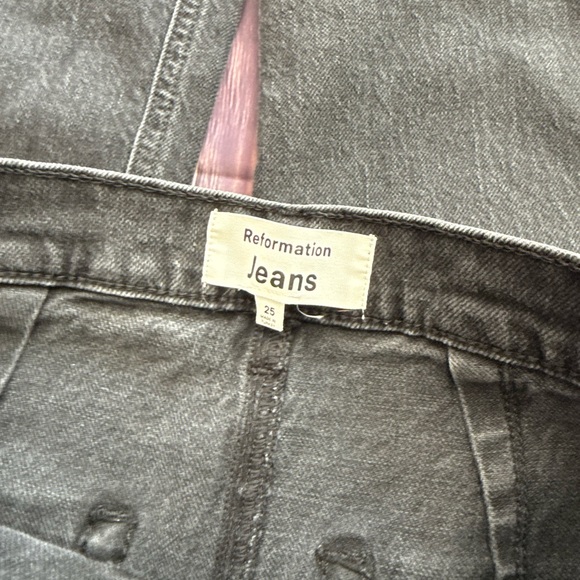 Reformation Peyton Zip Ultra High Rise Bootcut Jeans - Picture 7 of 10